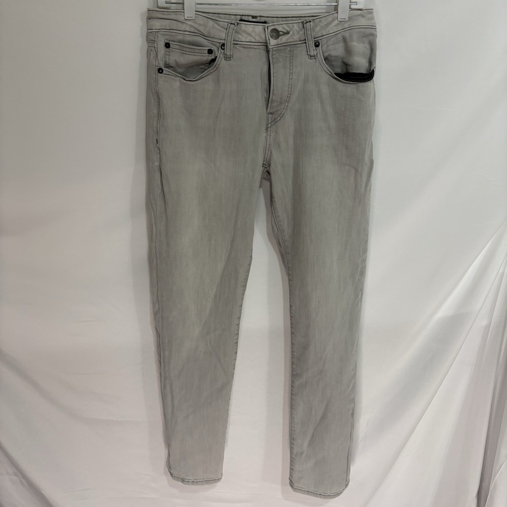 Express Women's Grey Jeans Size 30 Hyper Stretch